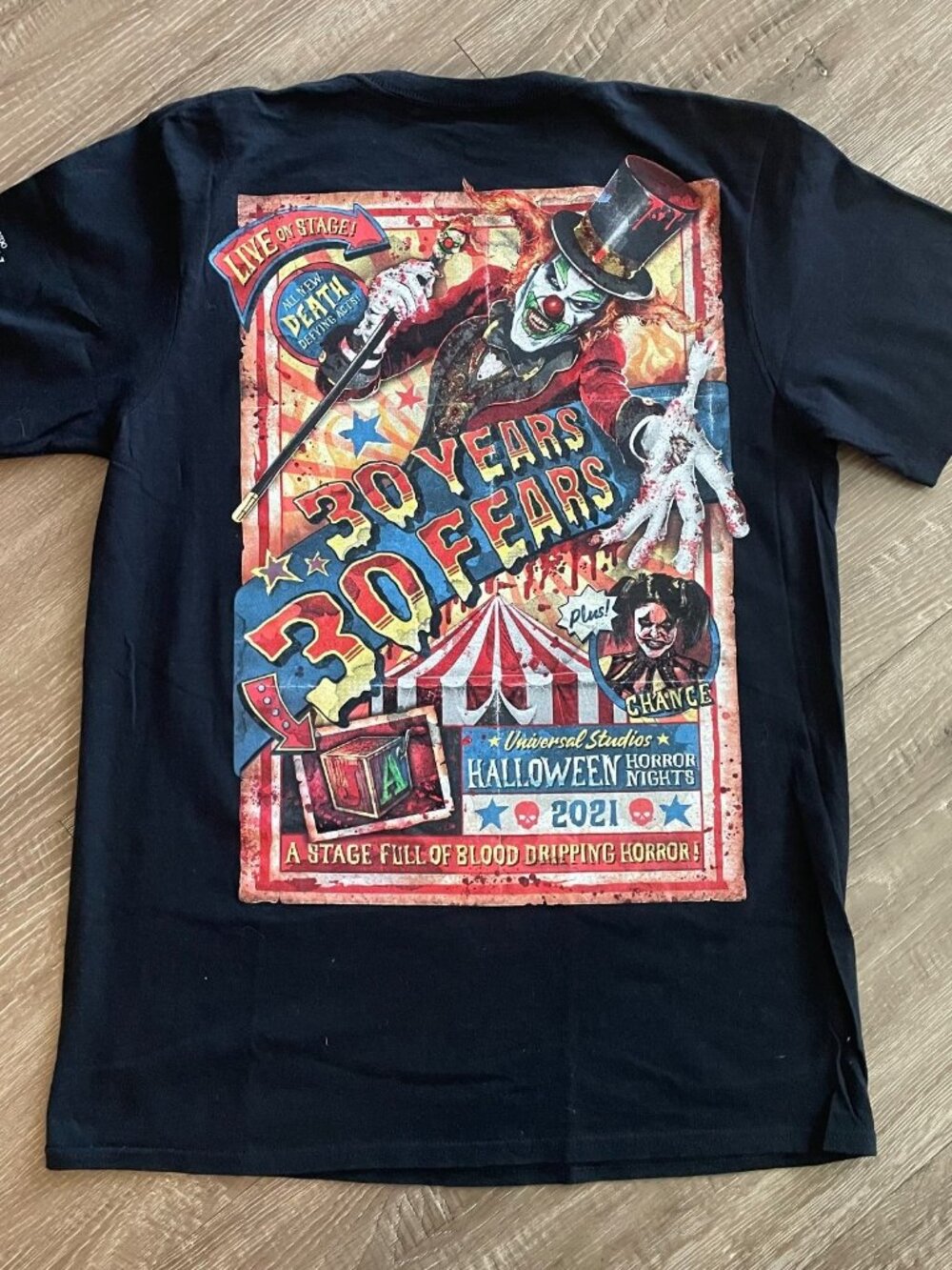 Universal Studios Halloween Horror Nights 2021 T-Shirt Size M Vintage Pre-owned